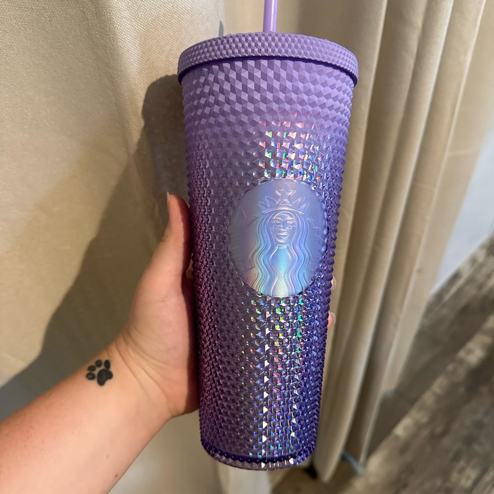 2023 lavender studded Starbucks tumbler